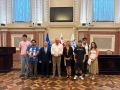 Recepción de los jóvenes participantes en el intercambio