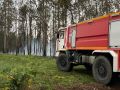 Incendio en Vimianzo causado por los rayos