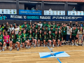 Representación de Balonmán Xiria que participou no torneo
