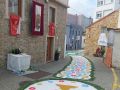 Alfombras florales en Caión