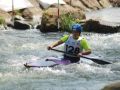 Carmen Llaría en pleno esfuerzo competitivo