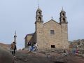 Vista del santuario muxián de la Virxe da Barca