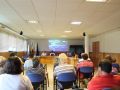 La presentación del anteproyecto tuvo lugar en el salón de sesiones del consistorio pontecesán