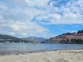 La playa de quenxe de Corcubión