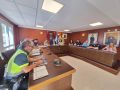 La junta de seguridad se reunió en el consistorio ceense