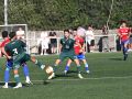 Una jugada del amistoso que el miércoles jugaron el Racing de Ferrol y el Bergantiños