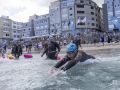 Malpica celebró este domingo una nueva edición de la travesía a nado Illas Sisargas con casi 200 nadadores