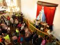 La lluvia empañó la celebración de la romería, aunque cientos de personas acudieron a honrar a la Virxe dos Milagres en su día grande