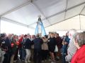 La lluvia empañó la celebración de la romería, aunque cientos de personas acudieron a honrar a la Virxe dos Milagres en su día grande