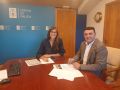 Portos invertirá 240.000 euros en la construcción de una nave para almacenamiento de aparejos para los marineros de Laxe 20260921PortosAlcaldeLaxe (2)
