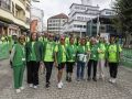 Los carballeses volvieron a volcarse en  la lucha contra el cáncer en una nueva edición de la andaina organizada por la mesa local