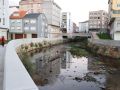 El río Anllóns, esta semana a su paso por Carballo