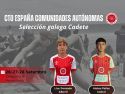 Cartel anunciado la convocatoria de los cadetes Lluc Pensado y Mateo Pallas y las fechas de la competición