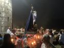 Procesión de antorchas en el Corpiño de Oca, en Coristanco