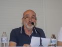 José Marcote durante el pleno de la moción de censura en Fisterra
