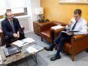 El alcalde Eduardo Parga reunido con el conselleiro de Educación