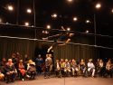 Paula Quintas, en su espectáculo en el Pazo da Cultura