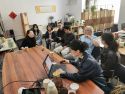 Ricardo García Mira con estudiantes en su viaje a China