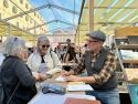 Martiño Noriega en una de sus presentaciones en Santiago
