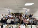 Jesús Suárez Acebey con sus compañeros en la fiesta de jubilación