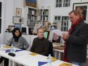 Santiago Pazos, Marcos Lorenzo y Rosalía Fernández Rial en la presentación
