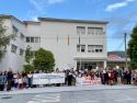 Concentración realizada en Cee por los recortes