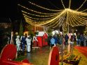 Alumbrado navideño en Cerceda, que se encendió el fin de semana pasado
