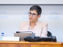 Paula Mouzo en la Comisión de Pesca del Parlamento
