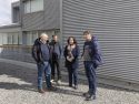 Belén do Campo durante su visita en el concello de Dumbría | cedida