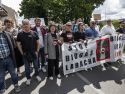 Manifestación contra la planta de biogás en A Laracha