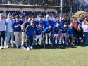 El plantel del Porteño en las semifinales de la Copa da Costa