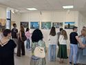 Inauguración de la exposición de Fernando Lado en Cee