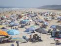 La playa de Razo está a tope esta fin de semana