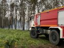 Incendio en Vimianzo causado por los rayos