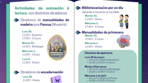Abril de libros. Semana Santa 2026