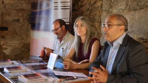 Pena, en la presentación de 'Espazos sonoros' que tuvo lugar este jueves en Buño