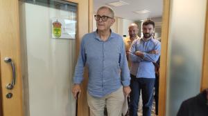 Evencio Ferrero, el pasado miércoles al presentar de manera oficial su renuncia