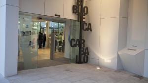 Vista del interior de la Biblioteca Rego da Balsa en donde tendrá lugar la charla coloquio