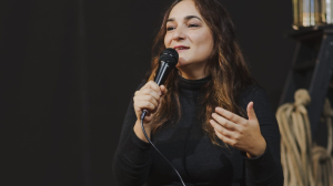 La escritora Baia Fernández