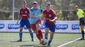 Una jugada del Bergantiños-Tomiño de liga