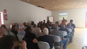 La reunión se llevó a cabo en el local social de Traba