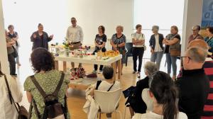 Apertura de la exposición en Rego da Balsa