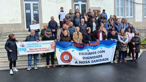 Movilización por la sanidad pública del BNG de la Costa da Morte