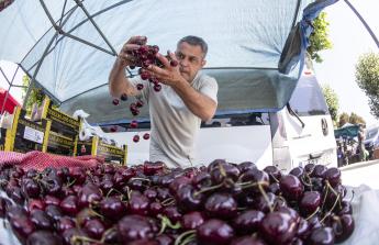 Cientos de personas se volvieron a dar cita este domingo en Paiosaco para disfrutar de la Feira das Cereixas