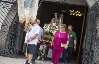 Las fiestas de A Laracha honraron este domingo a San Roque en Cillobre