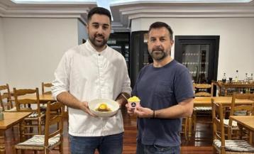Los promotores del helado de calabaza en Carballo