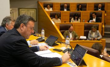 Valentín González Formoso presidió la sesión del pleno provincial