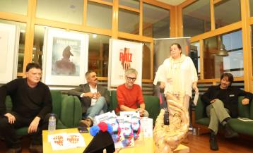 Acto de presentación de 'Apaga o candil', de Cándido Pazó