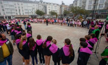 Cadena humana este vienes en la Praza 8 de marzo de Cee