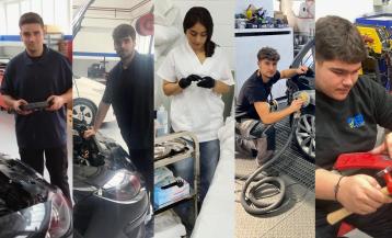 Alumnos del IES de Ponteceso que participarán en el GaliciaSkills